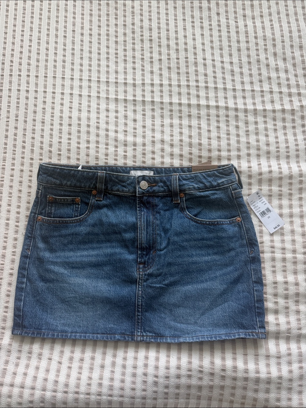PacSun Women's Dark Blue Denim Mini Skirt